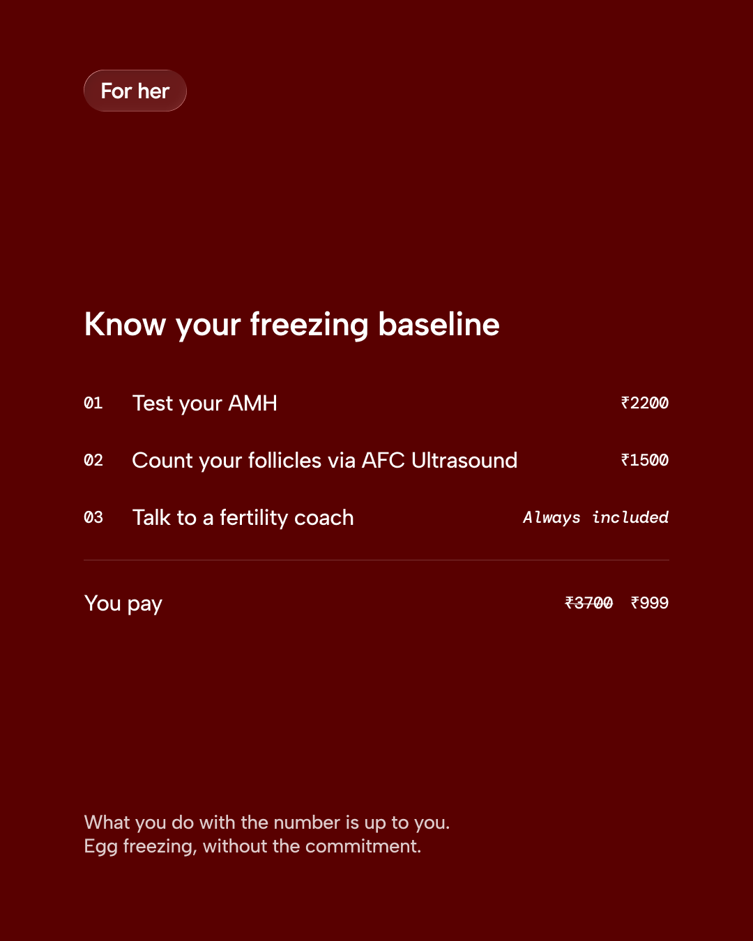 Egg Freezing Check