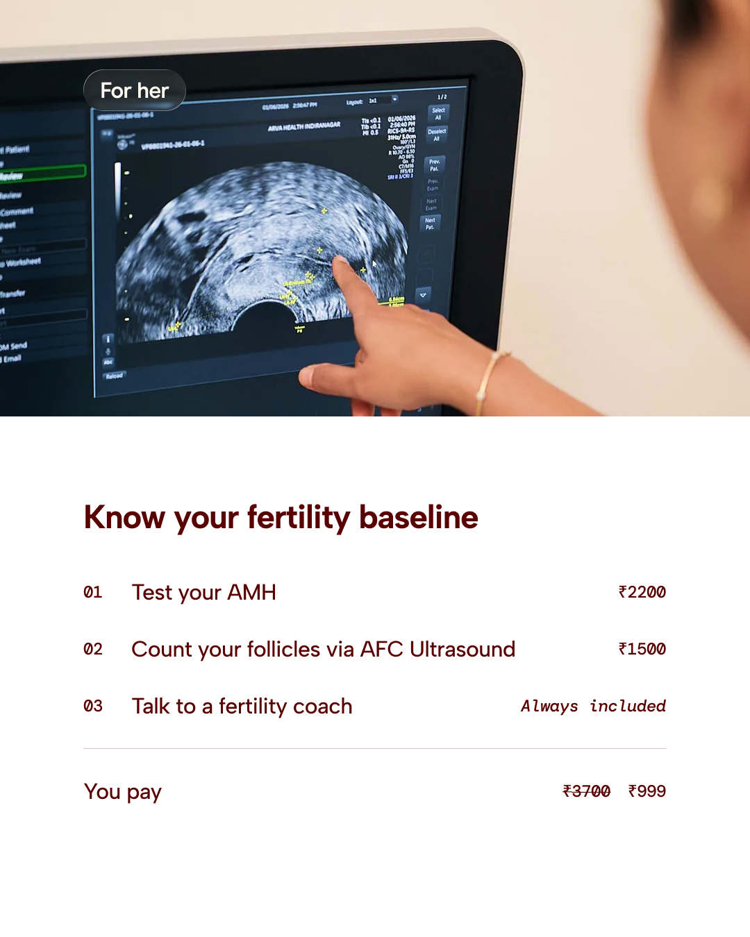 Fertility Check for Her